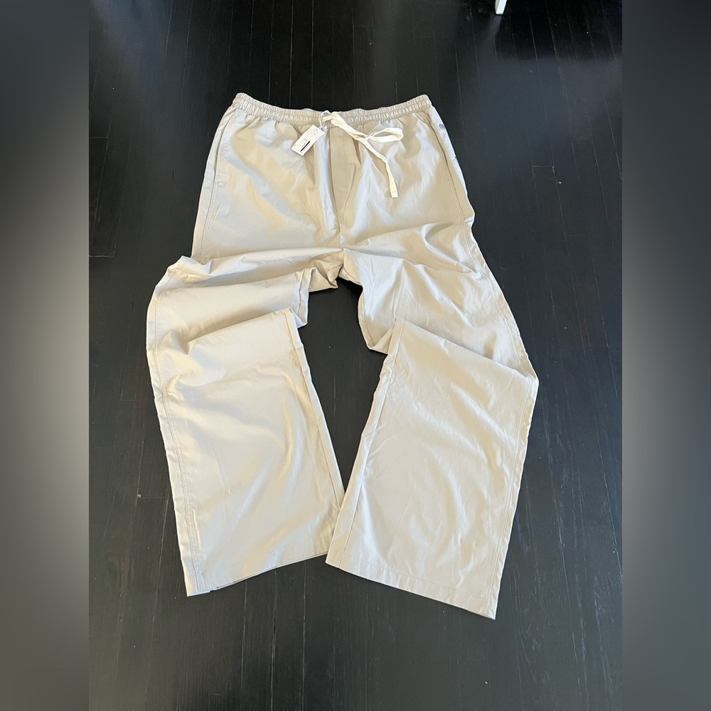 MNML Light Tan Joggers with Drawstring